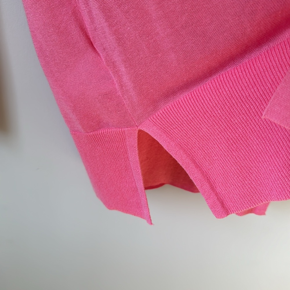 🆕 LOFT - Lightweight Open Cardigan - Pink - women’s size XS - Picture 4 of 5